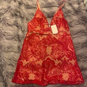 Free People Sequin Dress with Tag